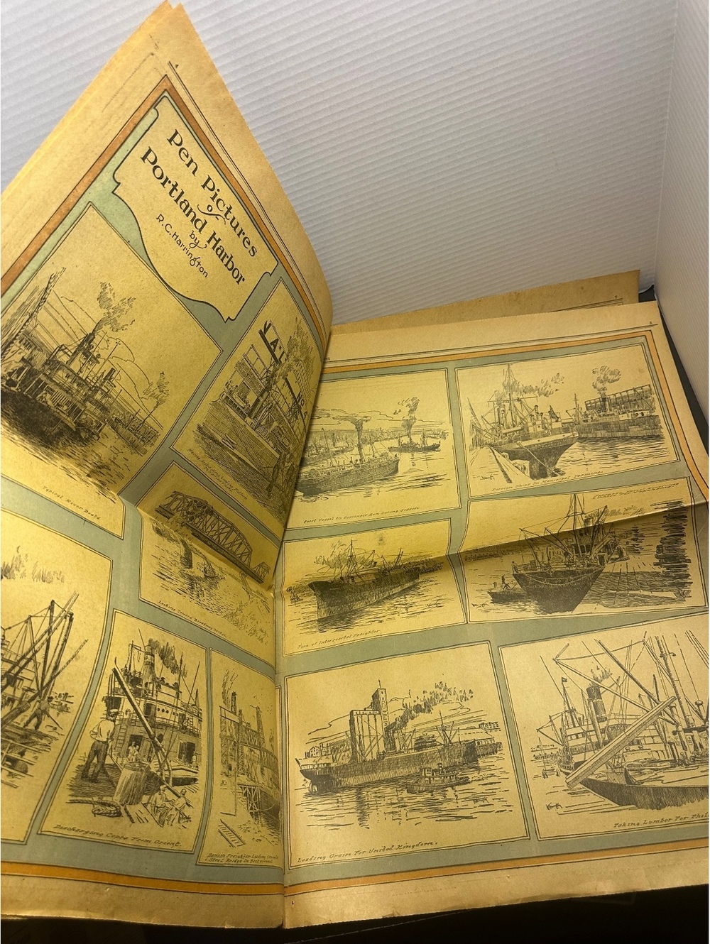 1925 Morning Oregonian Portland Skyline Harbor Ships New Year’s Edition - Picture 7 of 9